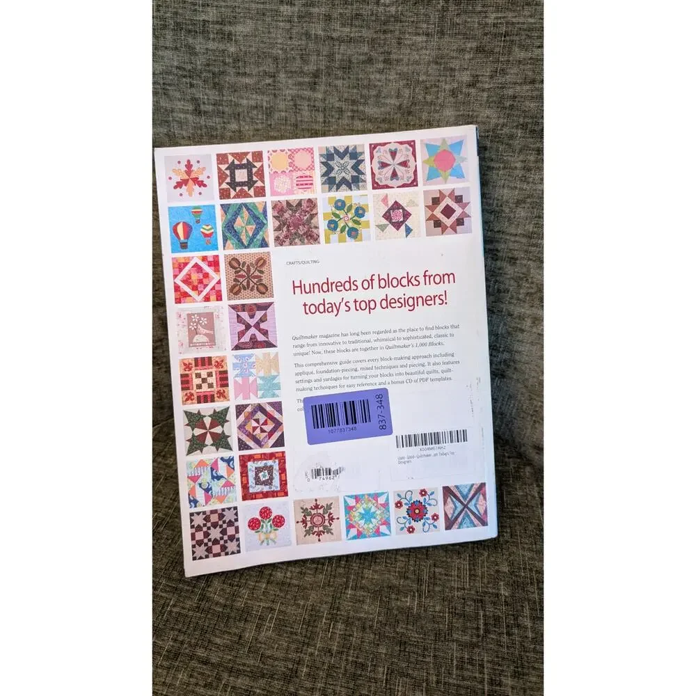 Quilter's 1,000 Blocks: A Collection of Quilt Blocks from Today's Top Designers